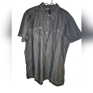 Trukfit gray Button Up Shirt NWT Size 3XL
